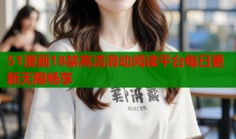 51漫画18禁高清滑动阅读平台每日更新无限畅享