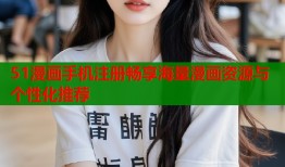 51漫画手机注册畅享海量漫画资源与个性化推荐