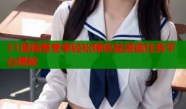 51漫画差差事轻松赚收益漫画任务平台揭秘