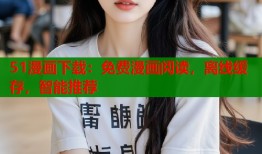 51漫画下载：免费漫画阅读，离线缓存，智能推荐