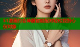 51漫画约会神器智能配对轻松找到心仪对象