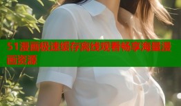 51漫画极速缓存离线观看畅享海量漫画资源